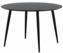 Eettafel \'Trosa\' Rond 120cm - Zwart
