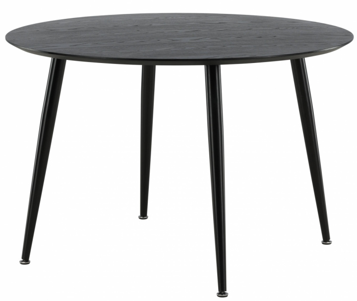 Eettafel \'Trosa\' Rond 120cm - Zwart in de groep Meubels / Tafels / Eettafel bij Reforma (18101-888)