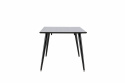 Eettafel \'Kristinehamn\' 180x90cm - Zwart