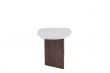 Eettafel \'Grums\' 180x90cm - Bruin/Marmel