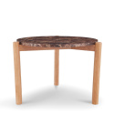 Salontafel \'Marble\' S - Bruin