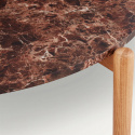 Salontafel \'Marble\' S - Bruin