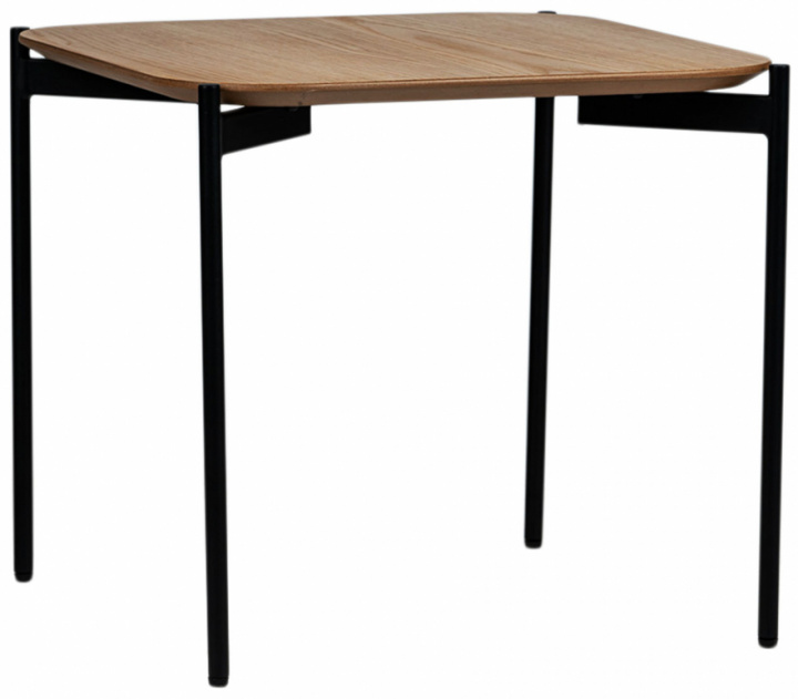 Salontafel \'Frida\' 50x50cm - Natuur/Zwart in de groep Meubels / Tafels / Salontafels bij Reforma (19005-M)