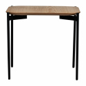 Salontafel \'Frida\' 50x50cm - Natuur/Zwart