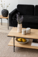 Salontafel \'Frida\' - Natuur/Zwart