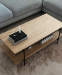 Salontafel \'Frida\' - Natuur/Zwart