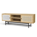 TV-meubel \'Stil\' - Natuur/Zwart