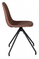 Stoel \'Eidsberg\' Spin - Bruin/Zwart