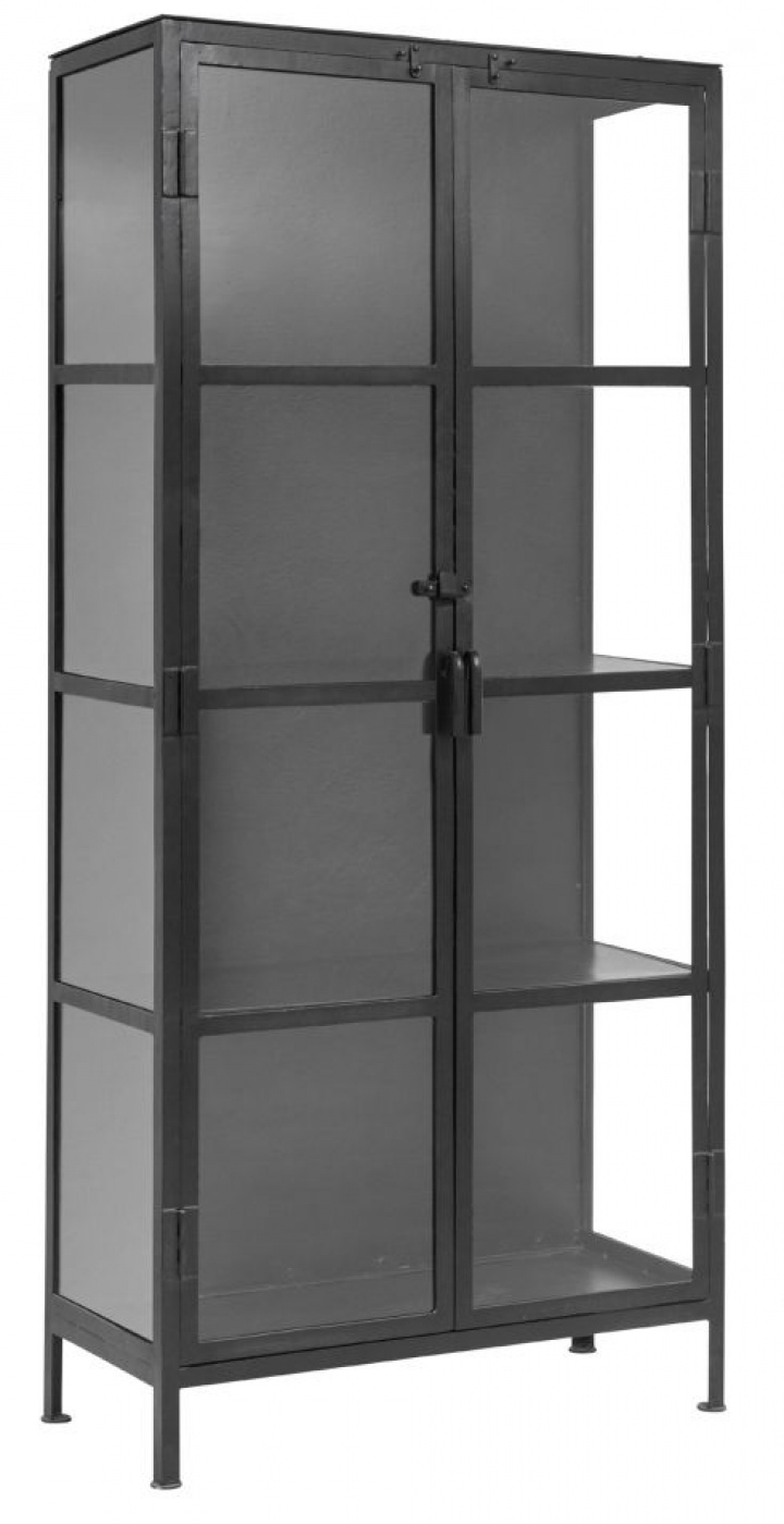 Vitrinekast \'Phoenix\' - Ijzer/Zwart in de groep Kamer / Woonkamer bij Reforma (19160)