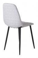 Stoel \'Eidsberg\' Diamant - Lichtgrijs/Zwart