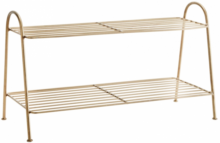 Schoenrek \'Gala\' - Messing in de groep Meubels / Planken & opslag / Hoed- en schoenenplanken bij Reforma (19519AB)