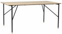 Eettafel \'Hornstull\' 160x90cm - Eik/Zwart