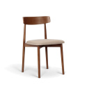 Stoel \'Ystad\' - Noten/beige