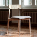 Stoel \'Ystad\' - Wit eik/Grijs