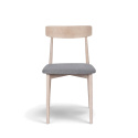 Stoel \'Ystad\' - Wit eik/Grijs