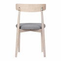 Stoel \'Ystad\' - Wit eik/Grijs