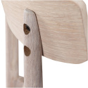 Stoel \'Ystad\' - Wit eik/Grijs