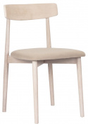 Stoel \'Ystad\' - Wit eik/Beige