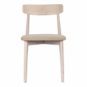 Stoel \'Ystad\' - Wit eik/Beige