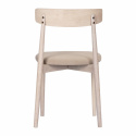 Stoel \'Ystad\' - Wit eik/Beige