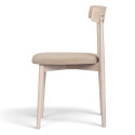 Stoel \'Ystad\' - Wit eik/Beige