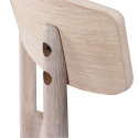 Stoel \'Ystad\' - Wit eik/Beige