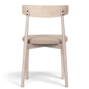 Stoel \'Ystad\' - Wit eik/Beige