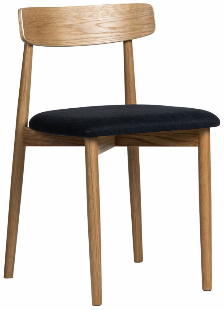 Stoel \'Ystad\' - Natuur/Zwart in de groep Meubels / Zitmeubels / Stoelen bij Reforma (19791)