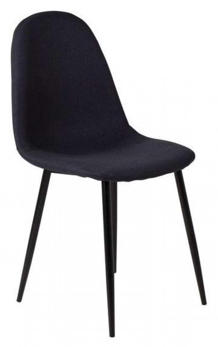 Stoel \'Eidsberg\' - Zwart stof in de groep Meubels / Zitmeubels / Stoelen bij Reforma (19902-808)