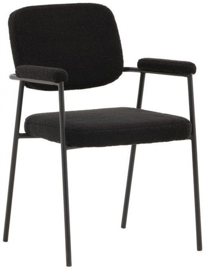 Stoel \'Follafoss\' - Zwart in de groep Kamer / Keuken bij Reforma (19904-458)