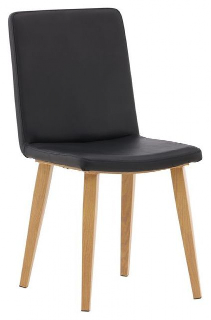 Stoel \'Eksta\' - Zwart in de groep Meubels / Zitmeubels / Stoelen bij Reforma (19906-458)