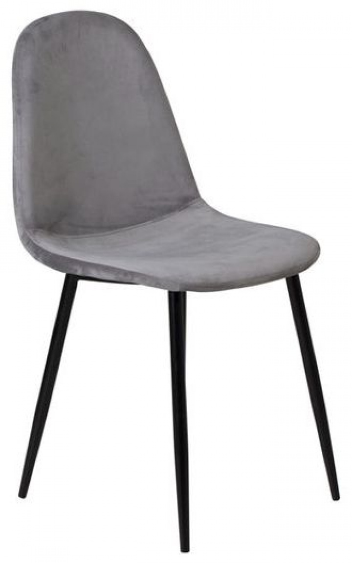 Stoel \'Eidsberg\' - Grijs/Zwart in de groep Meubels / Zitmeubels / Stoelen bij Reforma (19912-885)