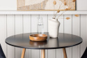 Eettafel \'Palermo\' Rond 90cm- Zwart