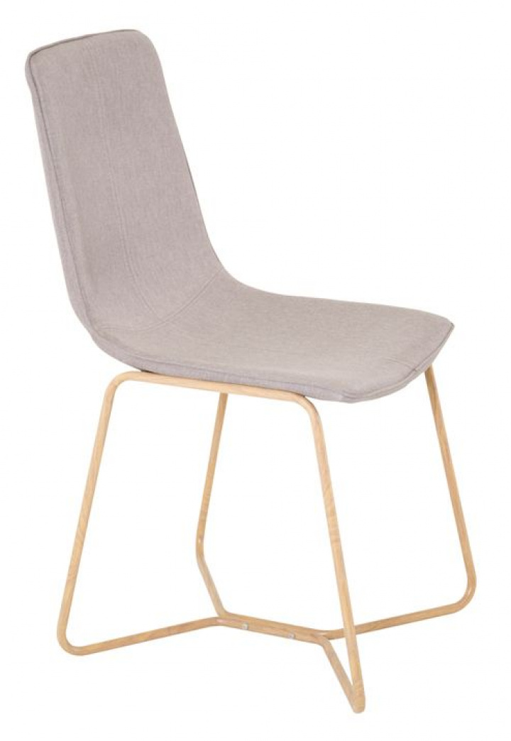 Stoel \'X\' - Grijs/Eik in de groep Meubels / Zitmeubels / Stoelen bij Reforma (19922-991)