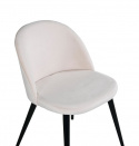 Stoel \'Elverum\' - Beige/Zwart