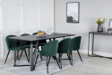 Stoel \'Elverum\' - Groen/Zwart