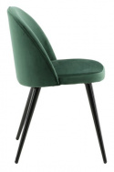 Stoel \'Elverum\' - Groen/Zwart