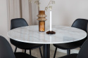 Eettafel \'Ebba\' Rond 106cm - Wit