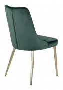 Stoel \'Elverum Deluxe\' - Groen/Messing