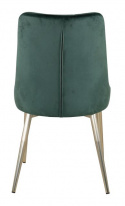 Stoel \'Elverum Deluxe\' - Groen/Messing