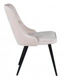 Stoel \'Elverum Deluxe\' - Beige/Zwart