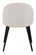 Stoel \'Elverum\' - Wit/Zwart