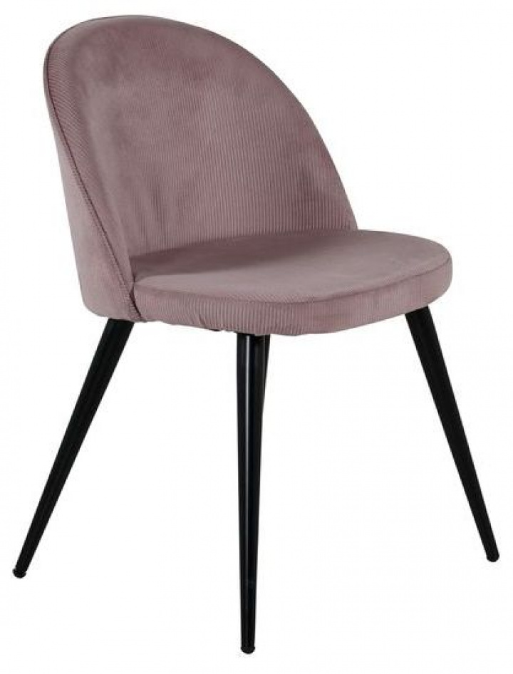 Stoel \'Elverum Fluweel\' - Oudroze in de groep Meubels / Zitmeubels / Stoelen bij Reforma (19960-999)
