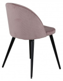 Stoel \'Elverum Fluweel\' - Oudroze