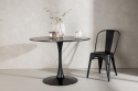 Eettafel \'Greta\' Rond 100cm - Zwart