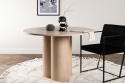 Eettafel \'Orsa\' Rond 110cm - Witgepleisterd