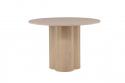 Eettafel \'Orsa\' Rond 110cm - Witgepleisterd