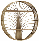 Ronde wandplank \'Bamboo\' - Rotan