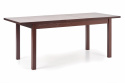 Eettafel \'Dark Walnut\' 118-158x75cm - Donkerbruin