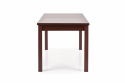 Eettafel \'Dark Walnut\' 118-158x75cm - Donkerbruin